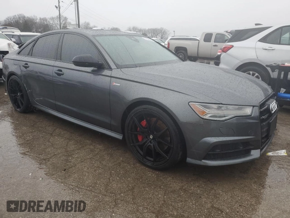 2017 Audi A6 Competition Prestige with VIN WAUF3AFC3HN063663, listed as a Copart auction lot 37885364 with 83,470 mi miles. Bid and sale history available at carsss.com. Image 4.