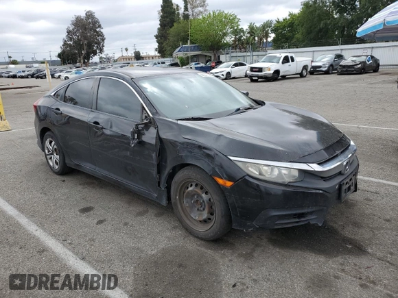 2017 Honda Civic LX with VIN 2HGFC2F55HH505959, listed as a Copart auction lot 48547025 with 185,840 mi miles and Clean Title. Bid and sale history available at DreamBid. Image 4.