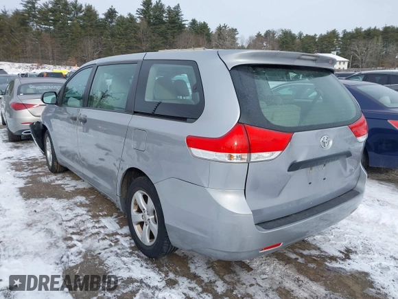 2012 Toyota Sienna with VIN 5TDKA3DC3CS010468, listed as a IAAI auction lot 41542523 with 56,055 mi miles and . Bid and sale history available at DreamBid. Image 3.