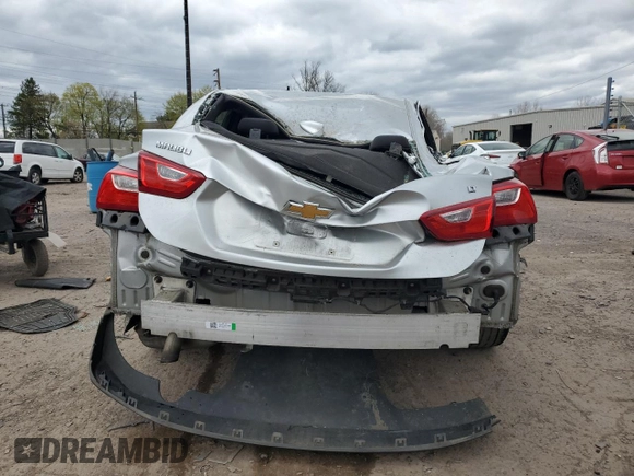 2018 Chevrolet Malibu LT with VIN 1G1ZD5ST2JF239654, listed as a Copart auction lot 53433115 with 111,353 mi miles and Salvage Title. Bid and sale history available at DreamBid. Image 6.