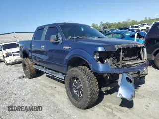 2013 Ford F-150 XL with VIN 1FTFW1EF1DKE74187, listed as a Copart auction lot 57485305 with 158,658 mi miles and Salvage title. Bid and sale history available at DreamBid. Image 4.