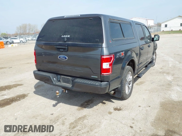 2018 Ford F-150 XL with VIN 1FTEW1EP9JKF56149, listed as a IAAI auction lot 42066727 with 73,689 mi miles and . Bid and sale history available at DreamBid. Image 4.