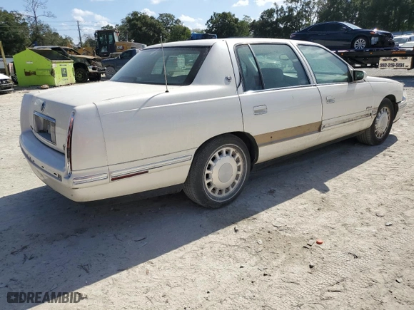 1999 Cadillac DeVille with VIN 1G6KD54YXXU794473, listed as a Copart auction lot 79774804 with 44,601 mi miles and Clean Title. Bid and sale history available at carsss.com. Image 3.
