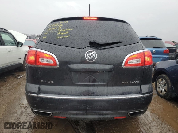 2014 Buick Enclave Leather with VIN 5GAKRBKD5EJ182453, listed as a Copart auction lot 47258225 with 117,424 mi miles and Salvage Title. Bid and sale history available at carsss.com. Image 6.