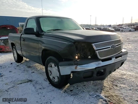 2006 Chevrolet Silverado 1500 Work Truck with VIN 3GCEC14X16G169359, listed as a Copart auction lot 89165465 with 169,376 mi miles and Salvage Title. Bid and sale history available at carsss.com. Image 10.