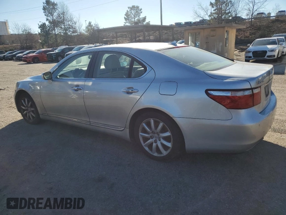 2007 Lexus LS 460 with VIN JTHBL46F975040494, listed as a Copart auction lot 41648735 with 353,650 mi miles and Clean Title. Bid and sale history available at DreamBid. Image 2.