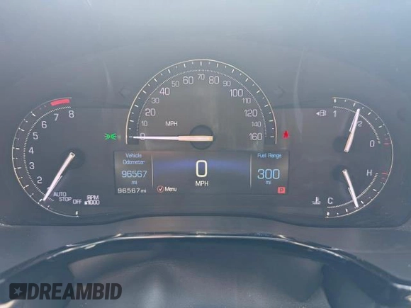 2018 Cadillac XT5 Premium Luxury FWD with VIN 1GYKNERS6JZ139813, listed as a Copart auction lot 65519875 with 96,567 mi miles and Non repairable. Bid and sale history available at DreamBid. Image 9.