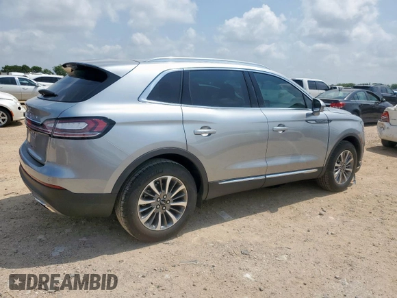 2021 Lincoln Nautilus Standard with VIN 2LMPJ6J97MBL10890, listed as a Copart auction lot 57860015 with 7,052 mi miles and Salvage title. Bid and sale history available at DreamBid. Image 3.