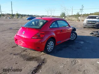 2017 Volkswagen Beetle 1.8T Fleet with VIN 3VWF17AT8HM609304, listed as a IAAI auction lot 41239011 with 68,318 mi miles. Bid and sale history available at carsss.com. Image 4.
