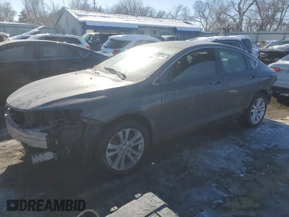 2015 Chrysler 200 Limited with VIN 1C3CCCAB1FN753008, listed as a Copart auction lot 87488274 with 128,004 mi miles and Salvage Title. Bid and sale history available at carsss.com. Image 1.