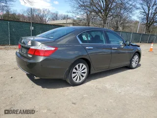 2014 Honda Accord Sedan EX with VIN 1HGCR2F73EA209321, listed as a Copart auction lot 50663965 with 77,523 mi miles and Salvage Title. Bid and sale history available at carsss.com. Image 3.