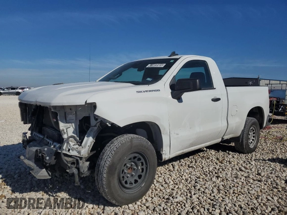 2023 Chevrolet Silverado 1500 Work Truck with VIN 3GCNAAEK6PG358177, listed as a Copart auction lot 41889985 with 75,883 mi miles and Clean Title. Bid and sale history available at carsss.com. Image 1.