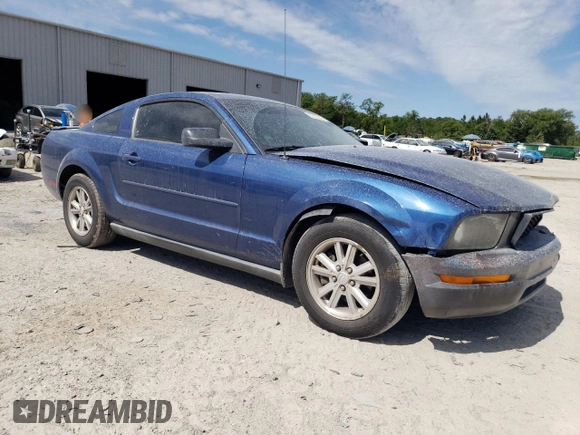 2008 Ford Mustang Deluxe with VIN 1ZVHT80N285191064, listed as a Copart auction lot 57862245 with 208,768 mi miles and Salvage title. Bid and sale history available at DreamBid. Image 4.