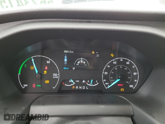 2023 Ford E-Transit Cargo z VIN 1FTBW9CK3PKA78425, wystawiony jako Copart lot #56234154 z przebiegiem 6961 mil mil oraz Szkody całkowita. Historia ofert i sprzedaży dostępna na DreamBid. Obrazek 9.