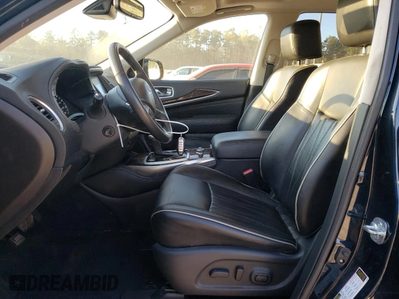 2017 Infiniti QX60 with VIN 5N1DL0MN6HC522376, listed as a Copart auction lot 50036735 with 106,318 mi miles and Salvage Title. Bid and sale history available at carsss.com. Image 7.