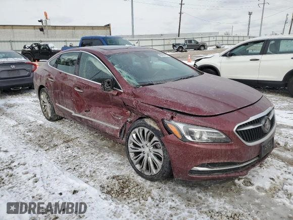 2017 Buick LaCrosse Premium with VIN 1G4ZS5SS2HU145229, listed as a Copart auction lot 45883705 with 146,008 mi miles and Salvage Title. Bid and sale history available at carsss.com. Image 4.