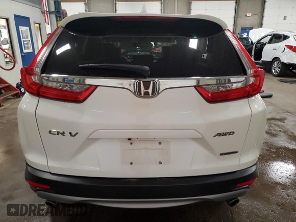 2018 Honda CR-V Touring with VIN 5J6RW2H97JL024956, listed as a Copart auction lot 61168825 with Not provided miles and Salvage title. Bid and sale history available at DreamBid. Image 6.