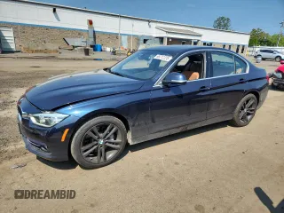 2017 BMW 3 Series 340i xDrive with VIN WBA8B7G37HNT70900, listed as a Copart auction lot 66012225 with 56,894 mi miles and Salvage title. Bid and sale history available at DreamBid. Image 1.