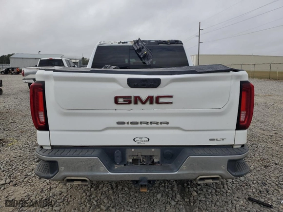 2022 GMC Sierra 1500 Limited SLT with VIN 3GTU9DET9NG180504, listed as a Copart auction lot 79553134 with 55,019 mi miles and Salvage Title. Bid and sale history available at carsss.com. Image 6.