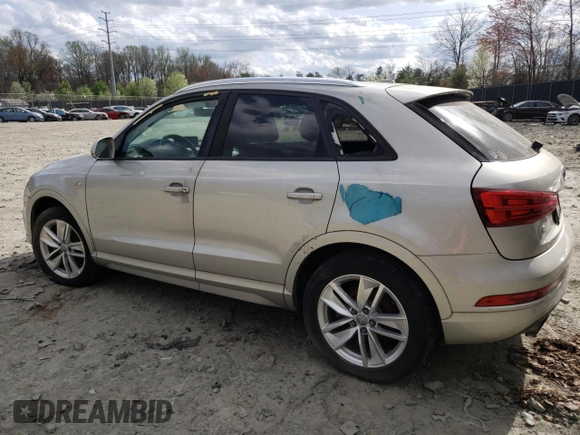 2018 Audi Q3 Premium with VIN WA1ECCFS5JR003572, listed as a Copart auction lot 51213445 with 28,839 mi miles and Salvage Title. Bid and sale history available at carsss.com. Image 2.