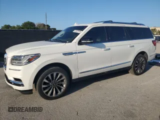 2021 Lincoln Navigator Reserve с VIN 5LMJJ3LTXMEL17469, выставлен на аукционе Copart как лот 61972145 с пробегом 48 265 миль миль и Списание • Salvage title. История ставок и продаж доступна на DreamBid. Изображение 1.