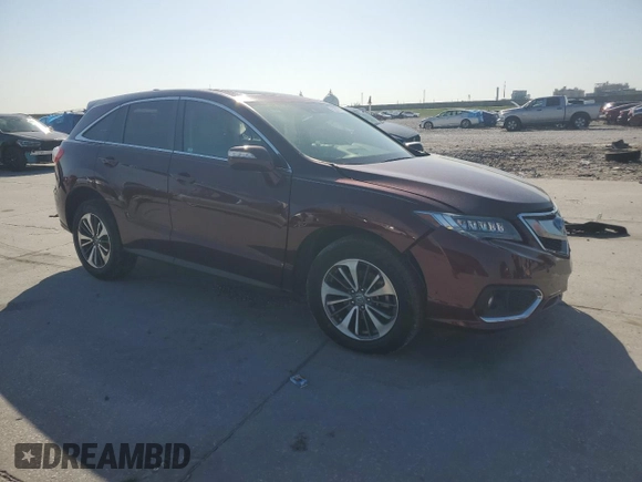 2018 Acura RDX Advance with VIN 5J8TB4H70JL022422, listed as a Copart auction lot 52627185 with 86,856 mi miles and Salvage Title. Bid and sale history available at DreamBid. Image 4.