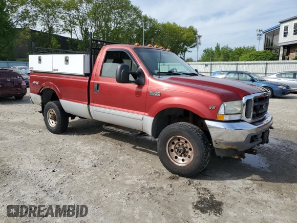 2002 Ford F-350 XL with VIN 1FTSF31L72EC07752, listed as a Copart auction lot 53464854 with 105,485 mi miles and Non Repairable. Bid and sale history available at DreamBid. Image 4.
