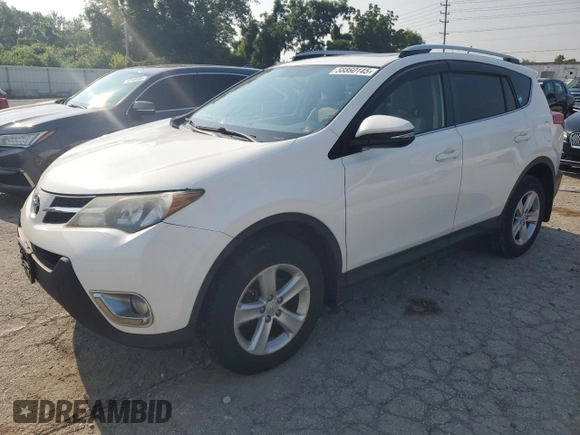 2013 Toyota RAV4 XLE with VIN JTMRFREV6DD002154, listed as a Copart auction lot 58860145 with 172,613 mi miles and Salvage title. Bid and sale history available at DreamBid. Image 1.