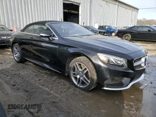 2017 Mercedes-Benz S 550 with VIN WDDXK8CB9HA025415, listed as a Copart auction lot 85521994 with 52,996 mi miles and Salvage Title. Bid and sale history available at DreamBid. Image 4.