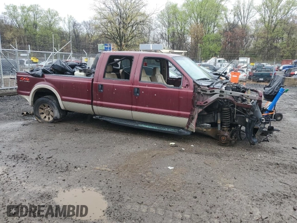 2008 Ford F-350 XL with VIN 1FTWW31R58EC25097, listed as a Copart auction lot 50881335 with Not Provided miles and Salvage Title. Bid and sale history available at DreamBid. Image 4.