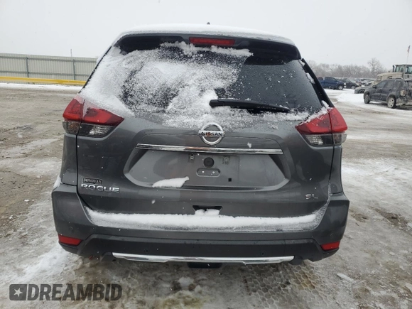 2019 Nissan Rogue SL with VIN 5N1AT2MT2KC776039, listed as a Copart auction lot 41427385 with 76,878 mi miles and Salvage Title. Bid and sale history available at DreamBid. Image 6.