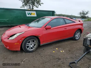2000 Toyota Celica GT with VIN JTDDR32T7Y0069070, listed as a Copart auction lot 72976194 with 193,248 mi miles and Salvage Title. Bid and sale history available at carsss.com. Image 1.