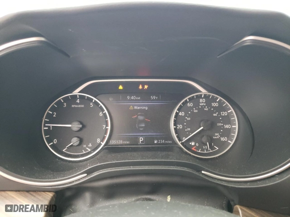 2017 Nissan Maxima Platinum with VIN 1N4AA6AP9HC392038, listed as a Copart auction lot 46339755 with 135,128 mi miles and Salvage Title. Bid and sale history available at carsss.com. Image 9.