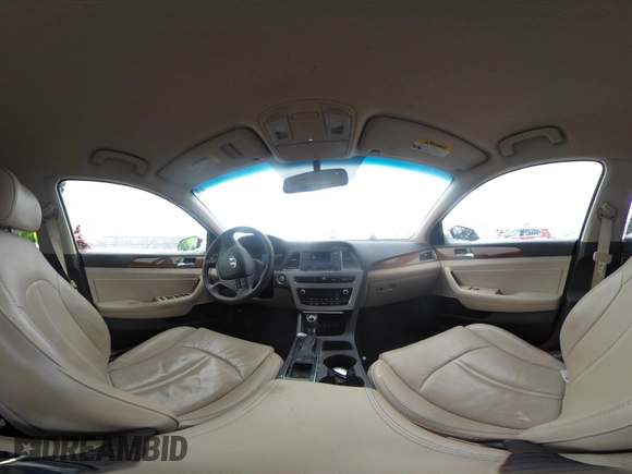 2015 Hyundai Sonata Limited with VIN 5NPE34AF2FH162716, listed as a IAAI auction lot 41622188 with 108,335 mi miles and . Bid and sale history available at carsss.com. Image 18.