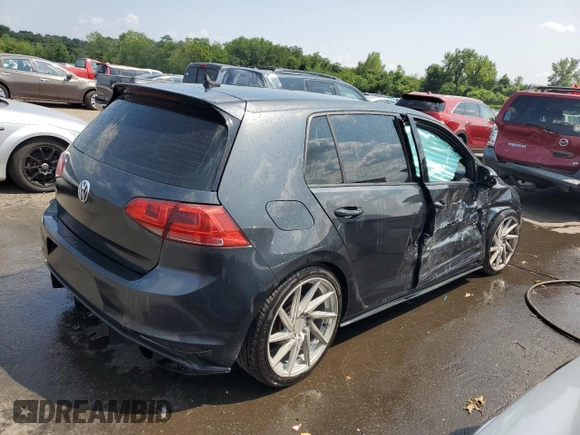 2017 Volkswagen Golf GTI S with VIN 3VW4T7AU4HM073347, listed as a Copart auction lot 67184454 with 76,173 mi miles and Salvage Title. Bid and sale history available at carsss.com. Image 3.