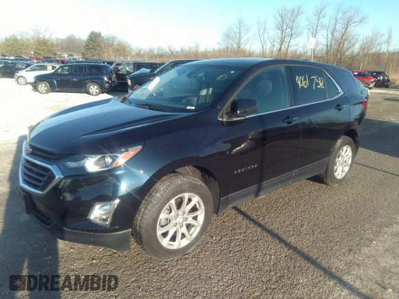 2020 Chevrolet Equinox LT with VIN 3GNAXUEV2LS582389, listed as a IAAI auction lot 41427786 with 66,641 mi miles and . Bid and sale history available at DreamBid. Image 2.