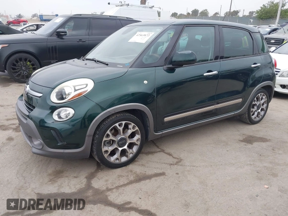 2014 FIAT 500L Trekking with VIN ZFBCFADH0EZ007506, listed as a IAAI auction lot 42563872 with 126,535 mi miles and . Bid and sale history available at DreamBid. Image 2.