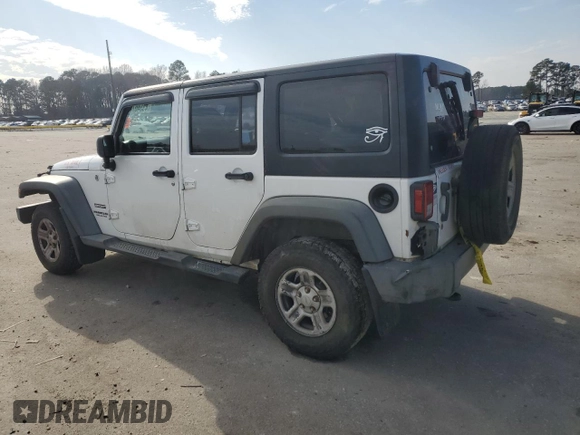 2013 Jeep Wrangler Unlimited Sport RHD с VIN 1C4BJWKG8DL573266, выставлен на аукционе Copart как лот 43340735 с пробегом 275 994 миль миль и Списание • Salvage title. История ставок и продаж доступна на DreamBid. Изображение 2.