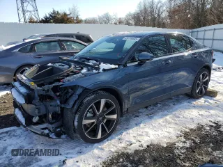 2022 Polestar 2 with VIN LPSED3KA8NL083323, listed as a Copart auction lot 89174045 with 29,338 mi miles and Salvage Title. Bid and sale history available at carsss.com. Image 1.