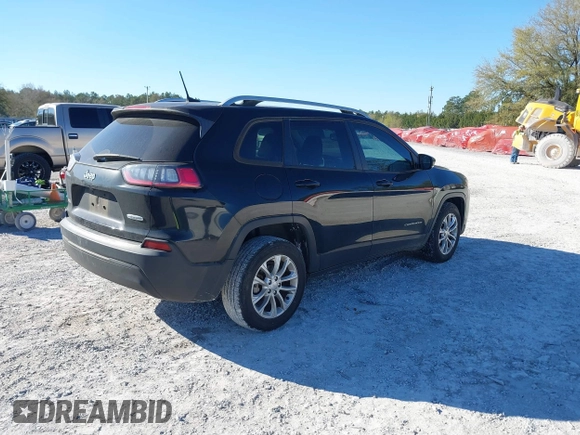 2021 Jeep Cherokee Latitude with VIN 1C4PJLCB4MD227099, listed as a IAAI auction lot 41844362 with 34,937 mi miles and . Bid and sale history available at DreamBid. Image 4.
