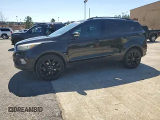 2017 Ford Escape Titanium with VIN 1FMCU0J93HUE84535, listed as a Copart auction lot 48172295 with 92,973 mi miles and Salvage Title. Bid and sale history available at carsss.com. Image 1.
