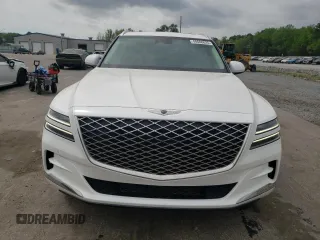 2021 Genesis GV80 with VIN KMUHB4SB9MU036462, listed as a Copart auction lot 48688625 with 57,904 mi miles and Salvage title. Bid and sale history available at DreamBid. Image 5.