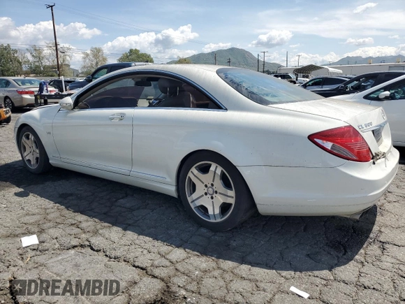 2008 Mercedes-Benz CL with VIN WDDEJ76X08A017795, listed as a Copart auction lot 51297865 with 166,915 mi miles and Clean Title. Bid and sale history available at DreamBid. Image 2.