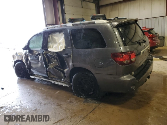 2020 Toyota Sequoia SR5 with VIN 5TDBY5G14LS178489, listed as a Copart auction lot 45889335 with 53,511 mi miles and Salvage Title. Bid and sale history available at carsss.com. Image 2.