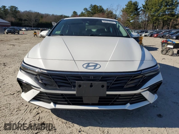 2024 Hyundai Elantra Limited с VIN KMHLP4DG1RU654630, выставлен на аукционе Copart как лот 52324845 с пробегом 18 196 миль миль и Списание • Salvage title. История ставок и продаж доступна на DreamBid. Изображение 5.