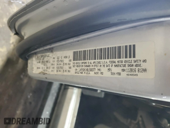 2008 Jeep Wrangler X with VIN 1J4FA241X8L568377, listed as a Copart auction lot 46849625 with Not Provided miles and Non Repairable. Bid and sale history available at DreamBid. Image 13.