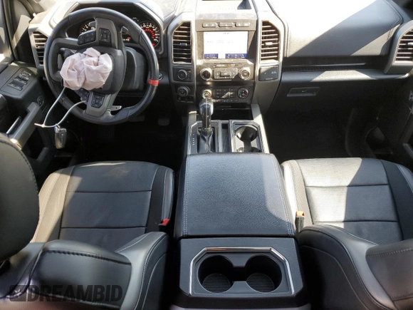 2020 Ford F-150 Raptor with VIN 1FTFW1RG3LFA04270, listed as a Copart auction lot 52685685 with 68,494 mi miles and Salvage Title. Bid and sale history available at carsss.com. Image 8.