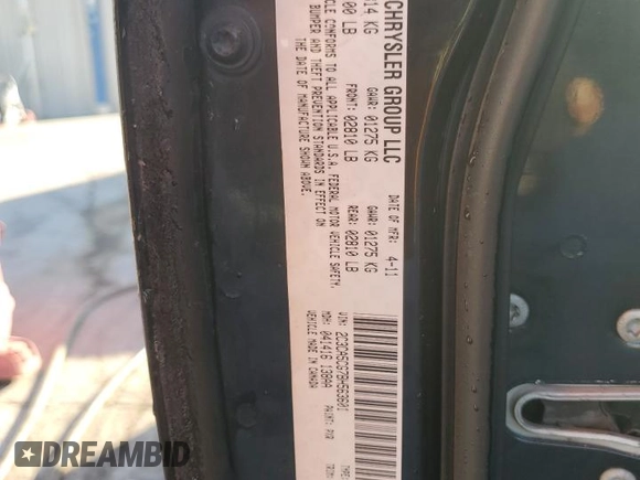 2011 Chrysler 300 Limited with VIN 2C3CA5CG7BH563601, listed as a Copart auction lot 77701724 with 196,682 mi miles and Salvage Title. Bid and sale history available at carsss.com. Image 13.