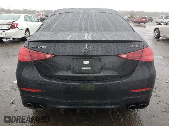 2023 Mercedes-Benz C 43 AMG with VIN W1KAF8HB9PR105901, listed as a Copart auction lot 44231895 with Not Provided miles and Non Repairable. Bid and sale history available at DreamBid. Image 6.