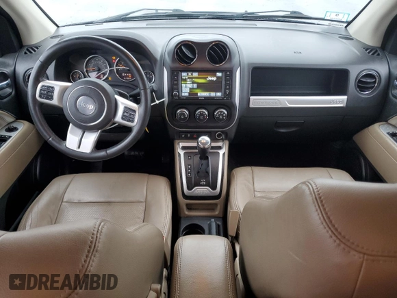 2015 Jeep Compass Limited with VIN 1C4NJDCB5FD105528, listed as a Copart auction lot 36339143 with 61,564 mi miles. Bid and sale history available at carsss.com. Image 8.
